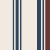 Shop Stripes Design Wallpaper Roll in Blue and Maroon Color