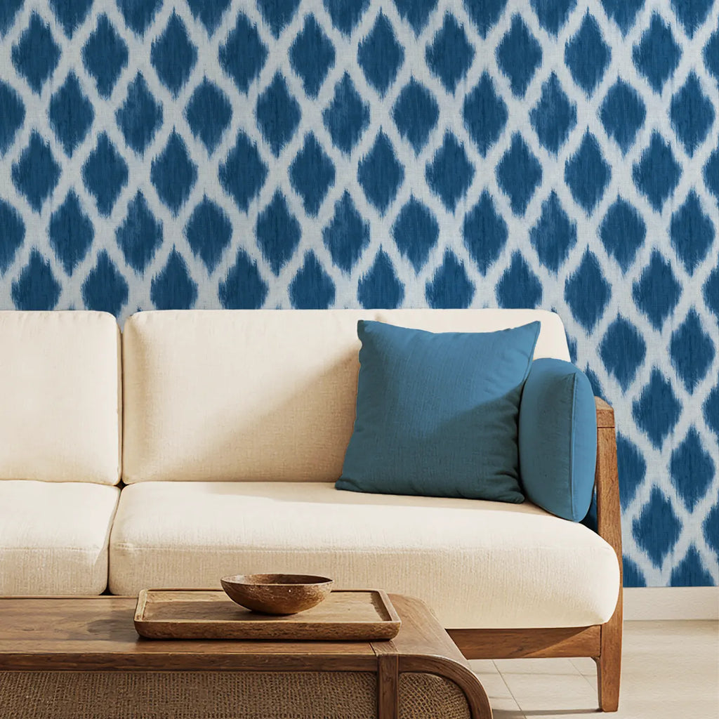 Aarav - Blue ikat