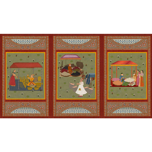 Best wallpaper- Meena Bazar A Beautiful Indian Royal Wallpaper