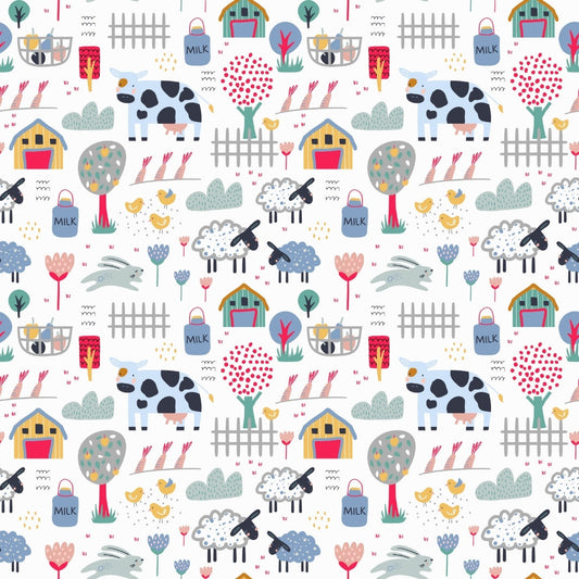 Animal Farm Wallpaper for Kids Nursery Room Wallpaper