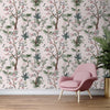 Chinoiserie Floral Wallpaper Design for Walls