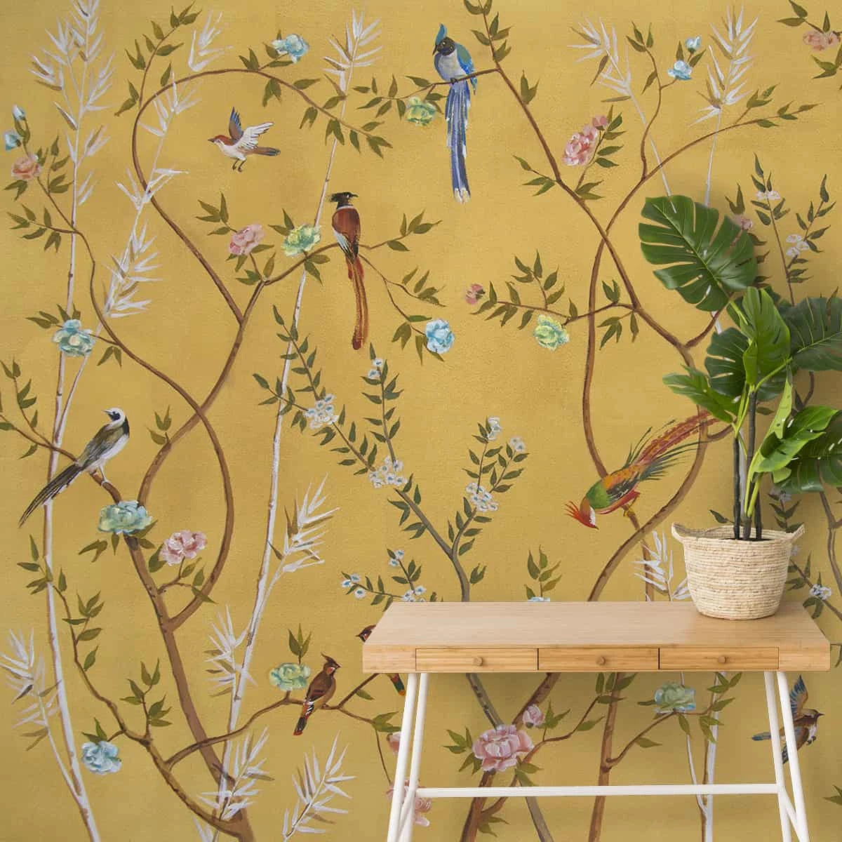 All you want to know about Chinoiserie design wallpapers
