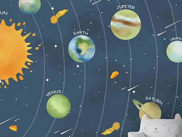 Amazing space theme wallpapers to design your child's room