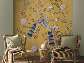Embark on a Breathtaking Journey: Life n Colors' Chinoiserie Art Wallpapers