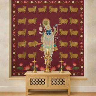 The Royal Roots of Pichwai: Tracing the Art from Temple Shrines to Modern Luxury