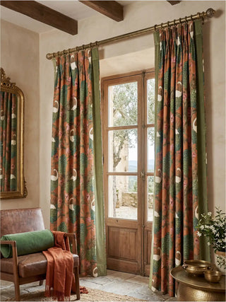 Stitched Curtains, Drawn from Art