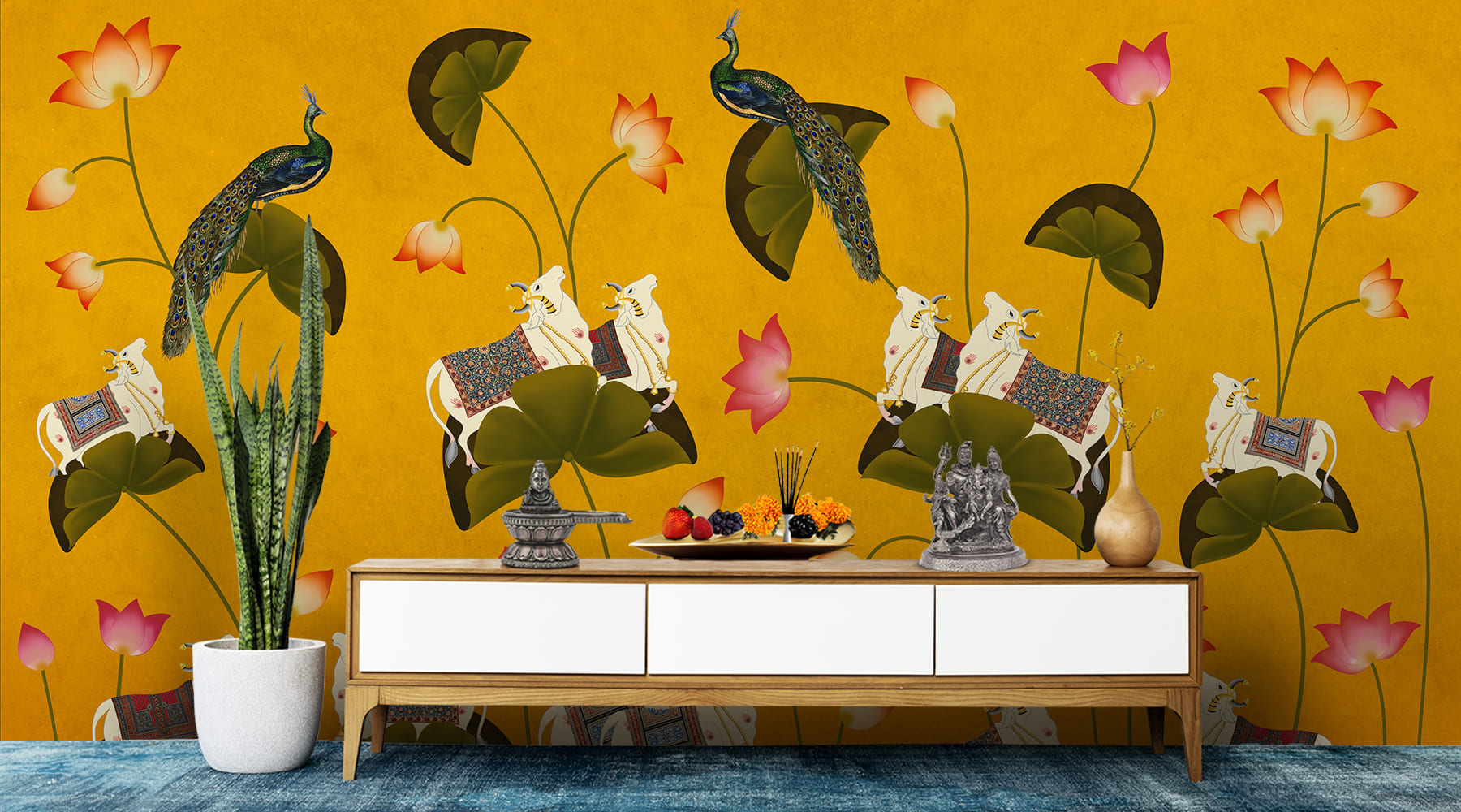 Unveiling India's Rich Heritage Through Exquisite Wallpaper Designs ...