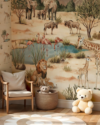 Wallpaper Designs For Boys Room: Life n Colors offers a huge variety for young dreamers, including jungle, space, world maps, cartoons, repeat patterns, unicorns, and superheroes, ensuring they find a design they'll love.