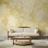 Water Colors Effects, Exotic Wallpaper for Walls Yellow Color