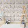 Exploration Station, Wallpaper Design for Rooms, Yellow