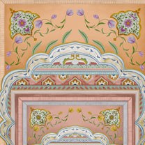 Dilli Darbar, Wallpaper in Suneherii Collection, Multicolor, Customised