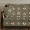 Virasat Floral Pattern for Sofa and Chair Upholstery Fabric in Green