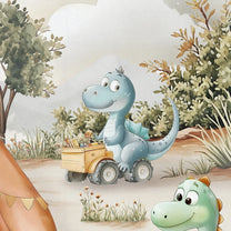 Shop Dino Camp Kids Room Wallpaper By Lifencolors