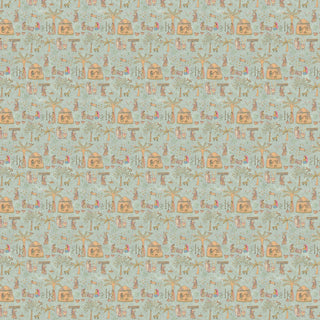 Mithila, Sujani Art Wallpaper, Sage