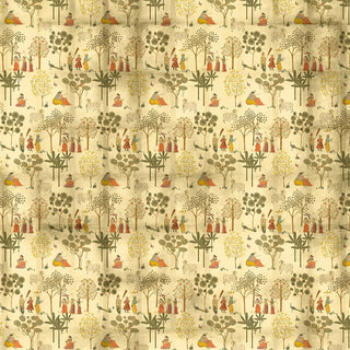  Radha Krishna's Wallpaper  Golden Sepia