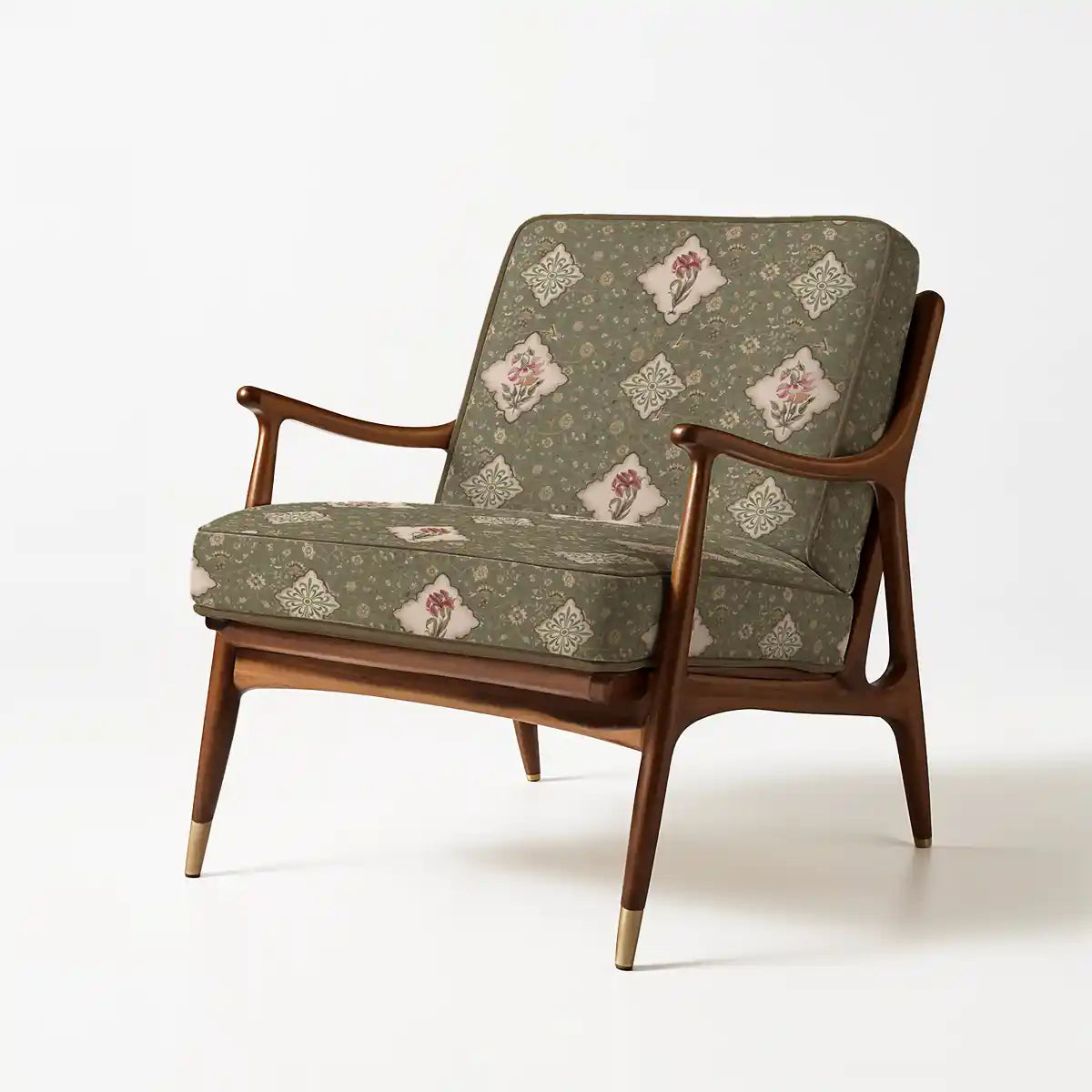 Virasat Floral Pattern for Sofa and Chair Upholstery Fabric in