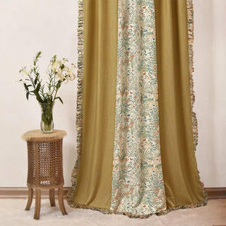 Whispers of Spring Readymade Curtain, Windows and Doors