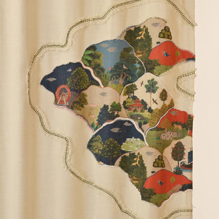 Celestial Village Readymade Curtain