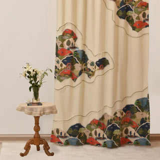 Celestial Village Readymade Curtain