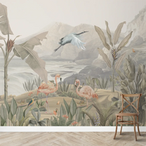 Shop Tropical Jungle Themed Wallpaper, Customised Vintage Style