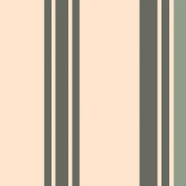 Buy Stripes Design Wallpaper Roll in  Beige and Green Color