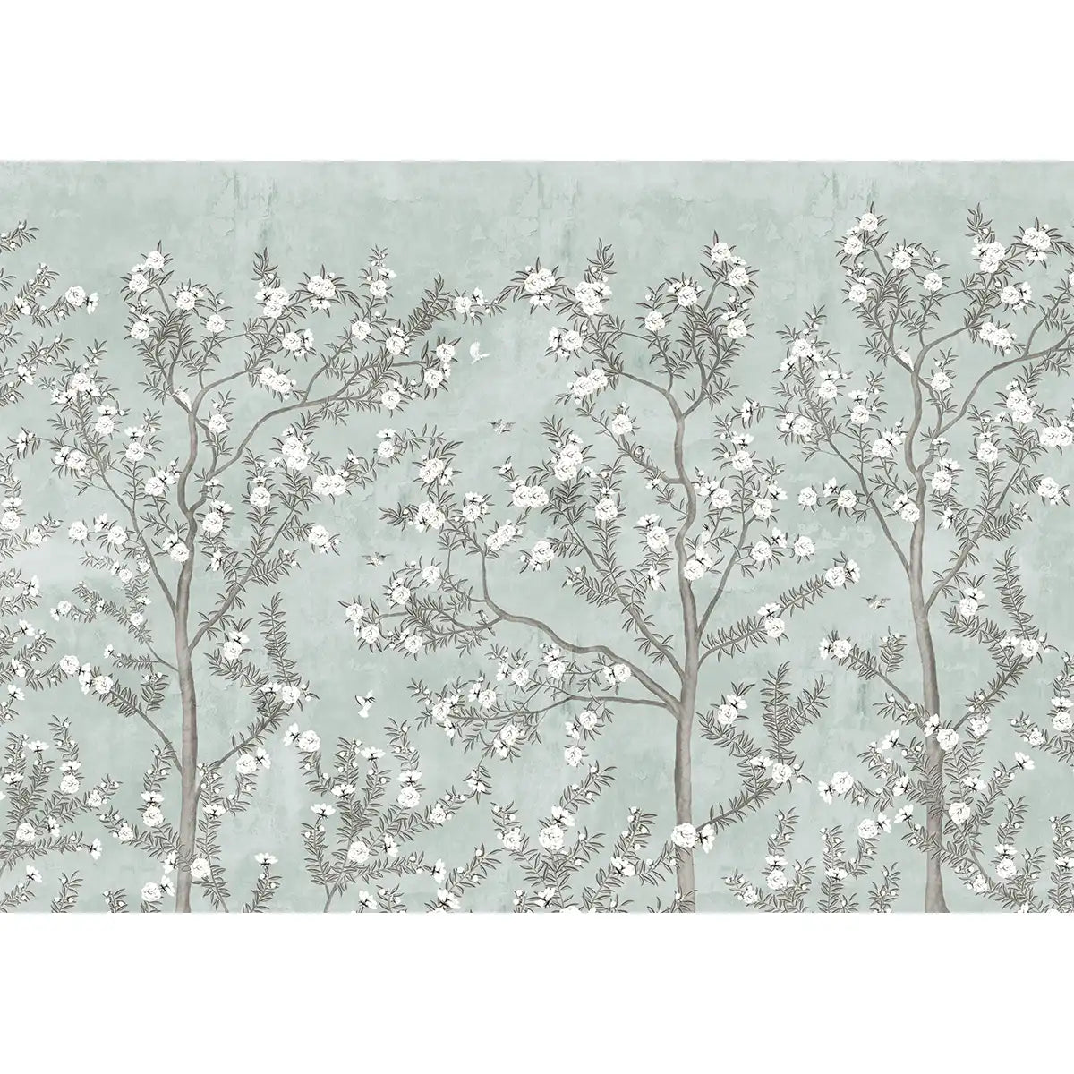 Chinoiserie Pattern Wallpaper for Walls, Customised Light Green Buy Now