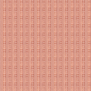 Sarangi Rajasthani Block Print Design Wallpaper Rust