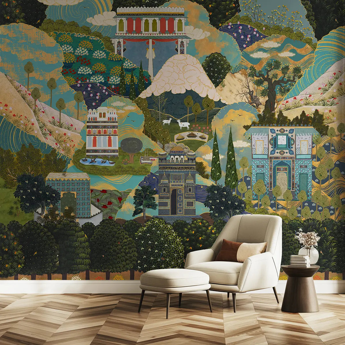 Lore of Persian Town, Customised Wallpaper for Walls
