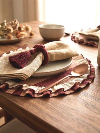 Merlot Napkin Rings (Set of 2)