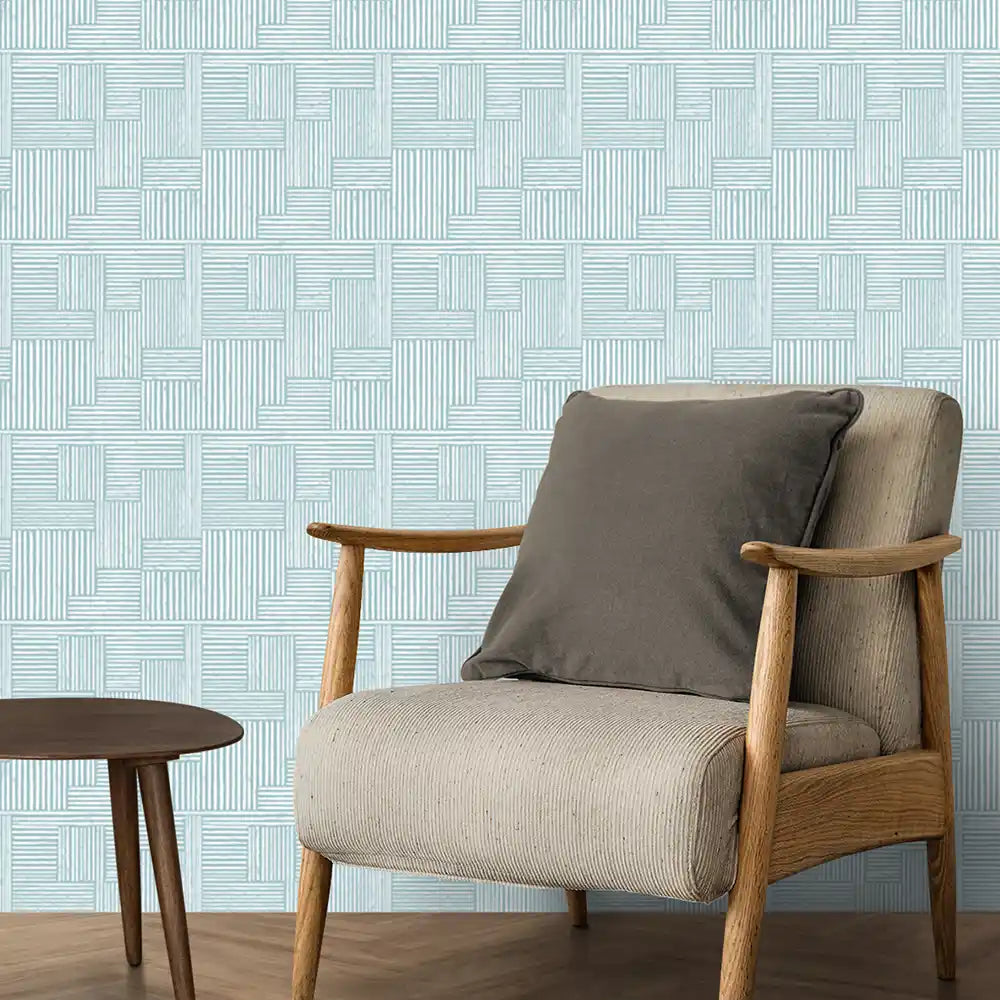 Rouleau de papier peint design Traces de couleur bleu mer | Vie et ...