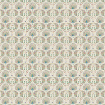 Barkha Indian Peacock Design Wallpaper Roll in Cream Color for rooms