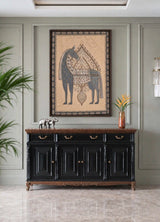 Swarna Ashwa, Embroidered Wallart