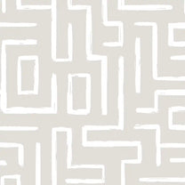 Intersect Design Wallpaper Roll in Ivory Color Buy Rooms