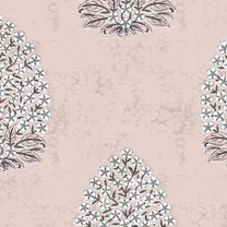 buy Amaya Indian Design Wallpaper Roll in Pink Color