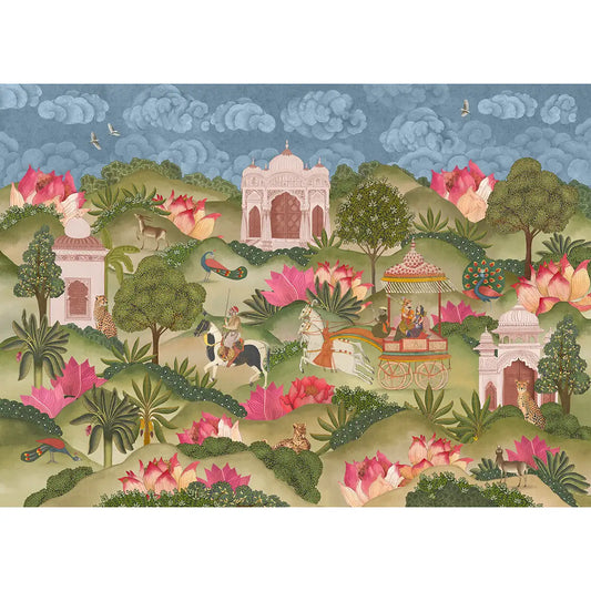 Mewar Majesty Indian Style Wallpaper for Wall