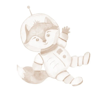 Lets go on a moon walk, Cute kids room wallpaper, Sepia