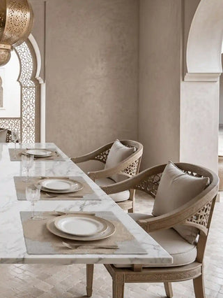 The Kasbah Pearl Jute Runner and Mats