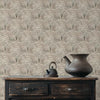 Sandy Arches Abstract Modern Theme Geometric Wallpaper Beige