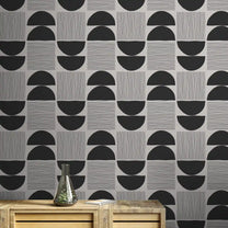 Urban Chic Abstract Modern Theme Wallpaper Warm Grey Color Buy now