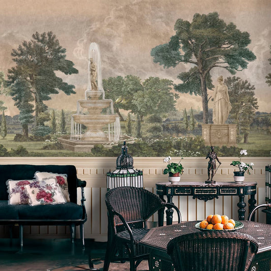 Garden Charm, European Style Room Wallpaper, Customised