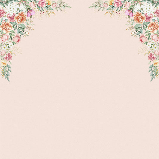 Beautiful Floral Wallpaper, Frame Pattern for Bedrooms, Customised