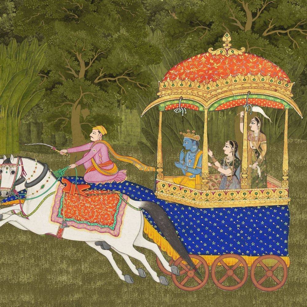 Rama-Krishna Luxury Suneherii Wallpaper | Life n Colors | Customised