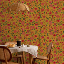 Mahak Floral Pattern Wallpaper for Rooms