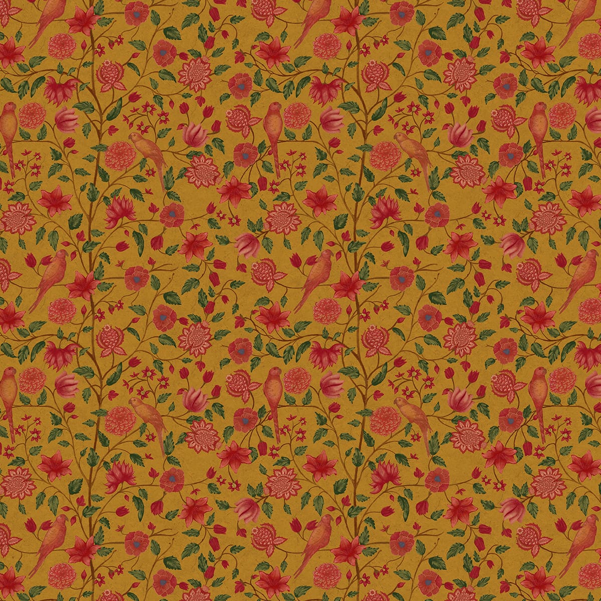 Mahak Floral Pattern Wallpaper for Rooms