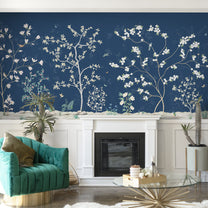 Chinoiserie Garden A Dreamscape of Flora & Fauna Wallpaper