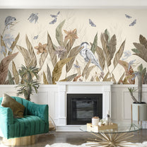 Botanical Ballet Tropical Wallpaper Customised