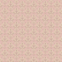 Royale Design Wallpaper Roll in Vanilla & Pink Color For Walls