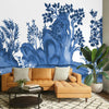 Van Raag Wallpaper Designed for Rooms, Blue