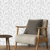 Paradise Design Wallpaper Roll in Grey Color