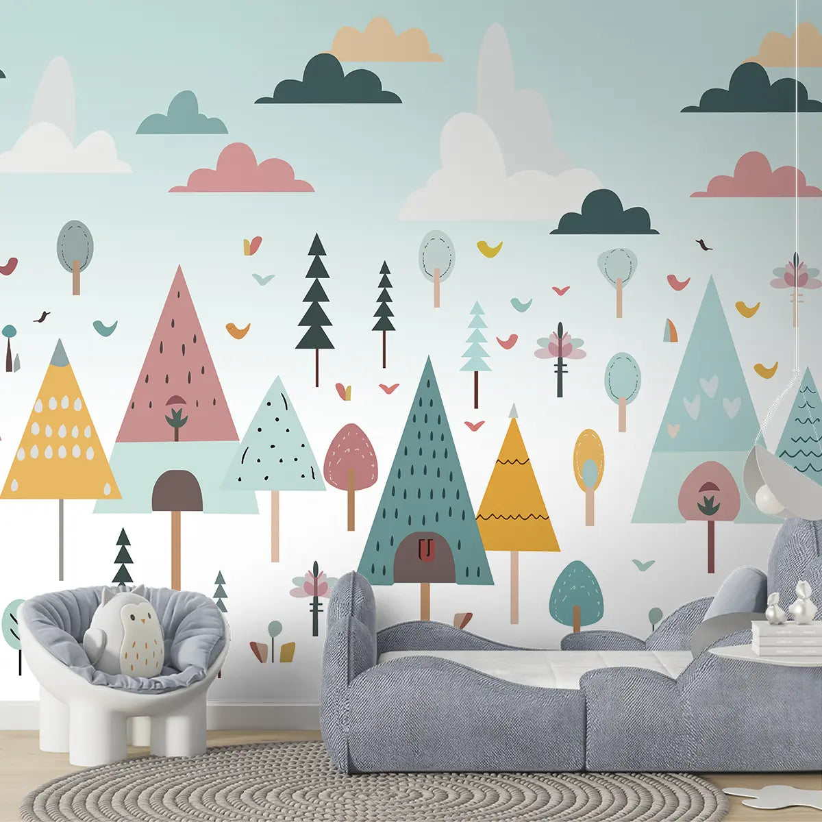 Buy Pastel Jungle Fun Young Kids Room Wallpaper